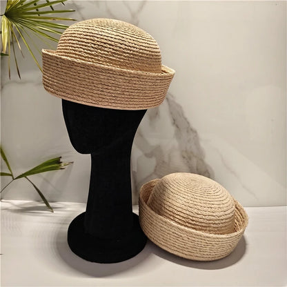 New Summer British Retro Artistic Painter Berets Pillbox Hat