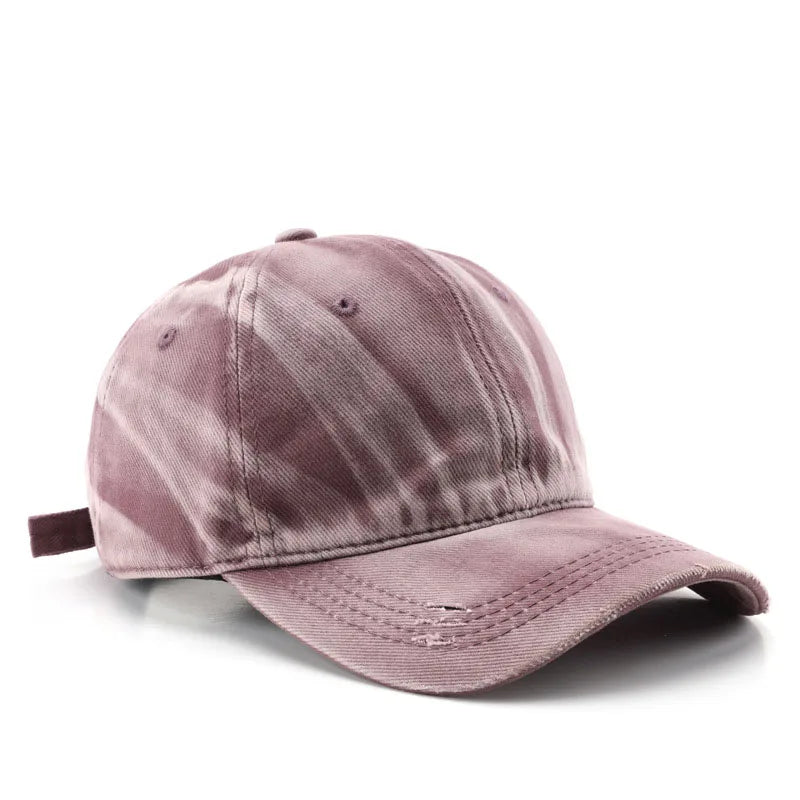 Vintage Washed Tie-Dye Baseball Cap