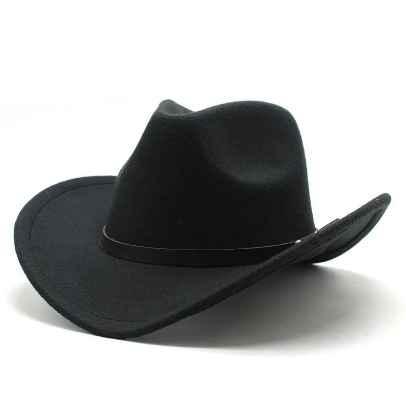 New Unisex Vintage Western Cowboy Cowgirl Felt Hat