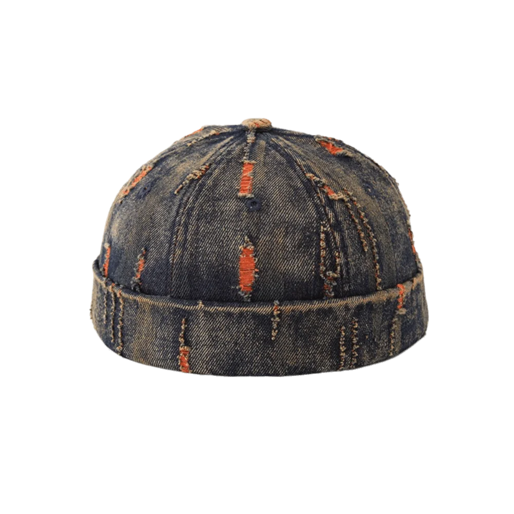 Broken Denim Docker Cap
