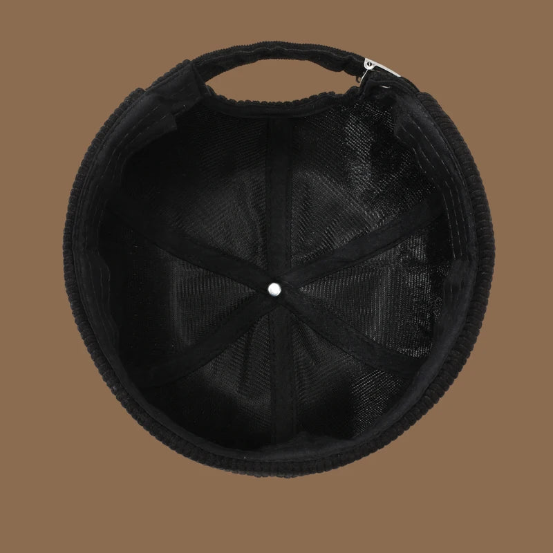 Autumn And Winter Corduroy Brimless Casual Hat