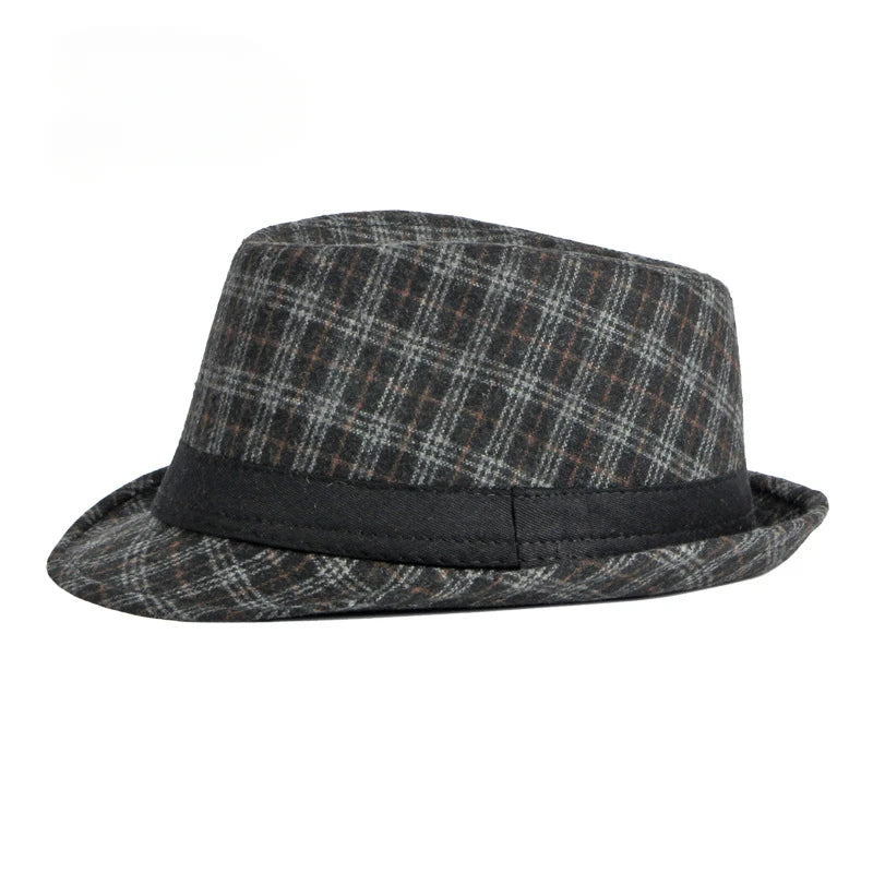 New Woolen Jazz Hat In Spring Autumn And Winter Men