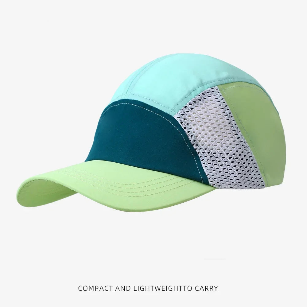 Ultra Light and Quick Drying Running Baseball Hat Sunscreen Hat Marathon Cap Breathable Waterproof Sports Hat