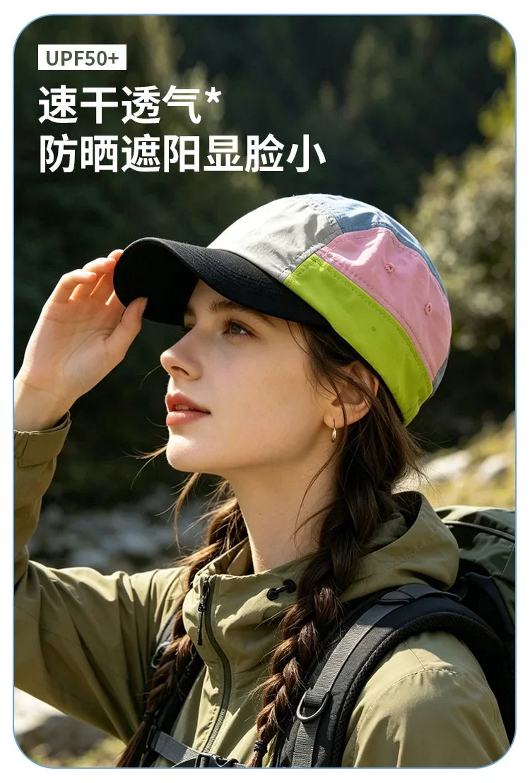Ultra Light and Quick Drying Running Baseball Hat Sunscreen Hat Marathon Cap Breathable Waterproof Sports Hat