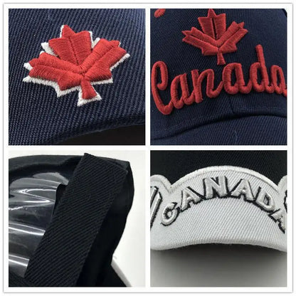 New Colors Contrast Canada Embroidered Baseball Cap For Men Women