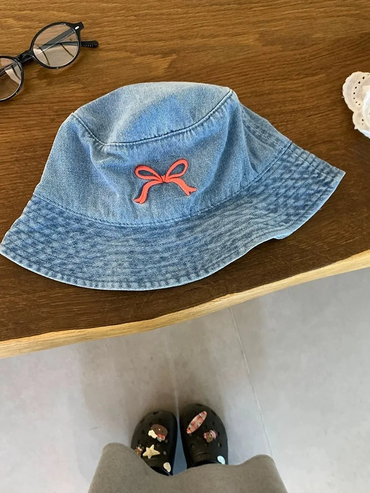 Japanese Retro Denim Series Fisherman's Hat Children's