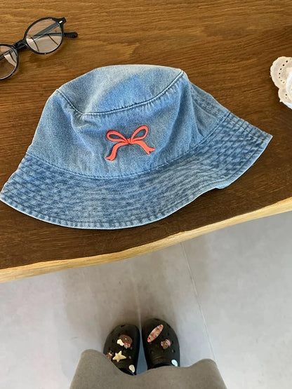 Japanese Retro Denim Series Fisherman's Hat Children's
