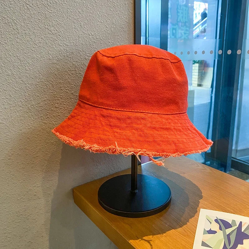 New Custom Logo Ladies Hip Hop Bucket Hats