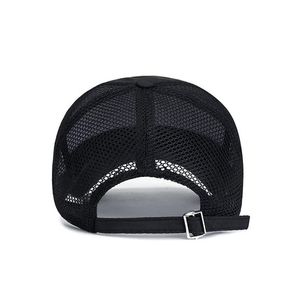 Mesh Sports Cap Men For Fish Breathable Baseball Cap Outdoor Visor Cap Long