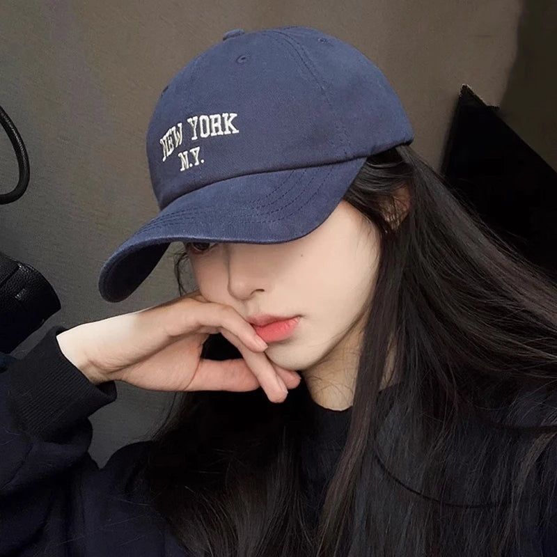 Letters Embroidery Baseball Cap Men Women