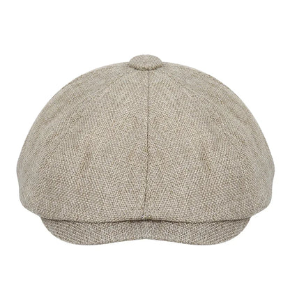 New Fashion Vintage Octagonal Hats Big Head Circumference British Painter's Beret