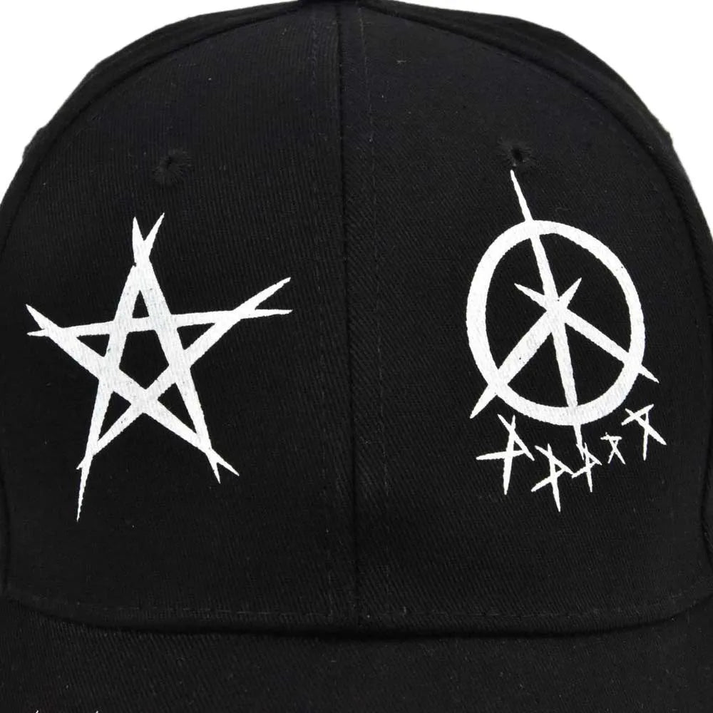 Letter Baseball Cap Graffiti Sun Hip Hop Cap Visor Hat Men Women
