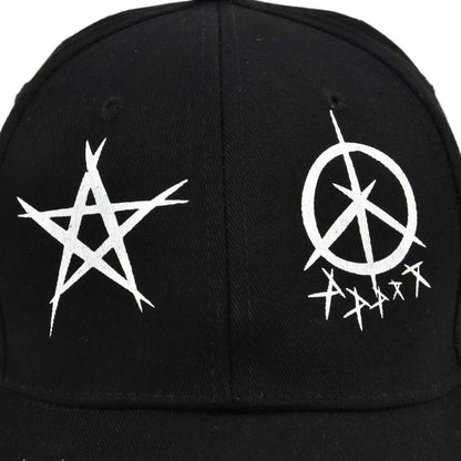 Letter Baseball Cap Graffiti Sun Hip Hop Cap Visor Hat Men Women