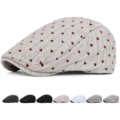 Men Women Adjustable Ivy Flat Cap Berets