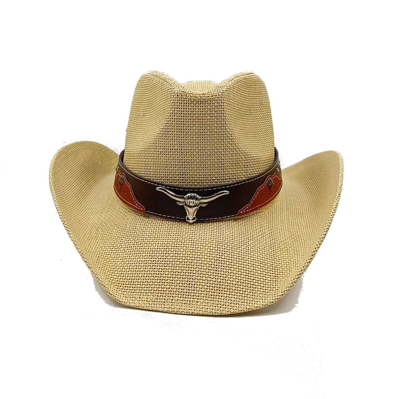 Summer Straw Cowboy Hat Hollow Woven Straw Hat