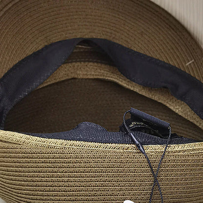 UV Protection Straw Cap Women Sun Hat Brim Visor Hat