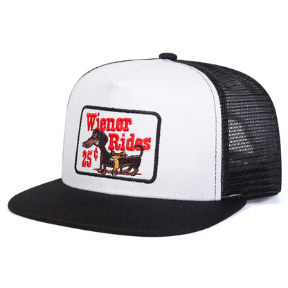 Unisex Shittles Embroidery Hip-hop Net Hats Spring Summer