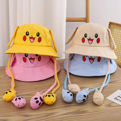 Kids Summer Cotton Hats Children Bucket Caps