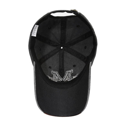 Hot Sale Unisex Baseball Cap M Letter Embroidery Dad Hat