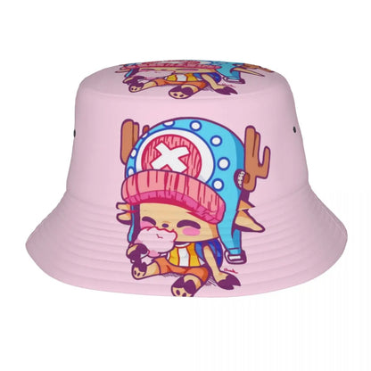 Women Men Bucket Hat Cosplay Tony Tony Chopper Spring Picnic Headwear Outdoor Fishing Fisherman Caps