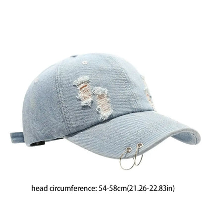 Simple Creative Iron Ring Baseball Cap