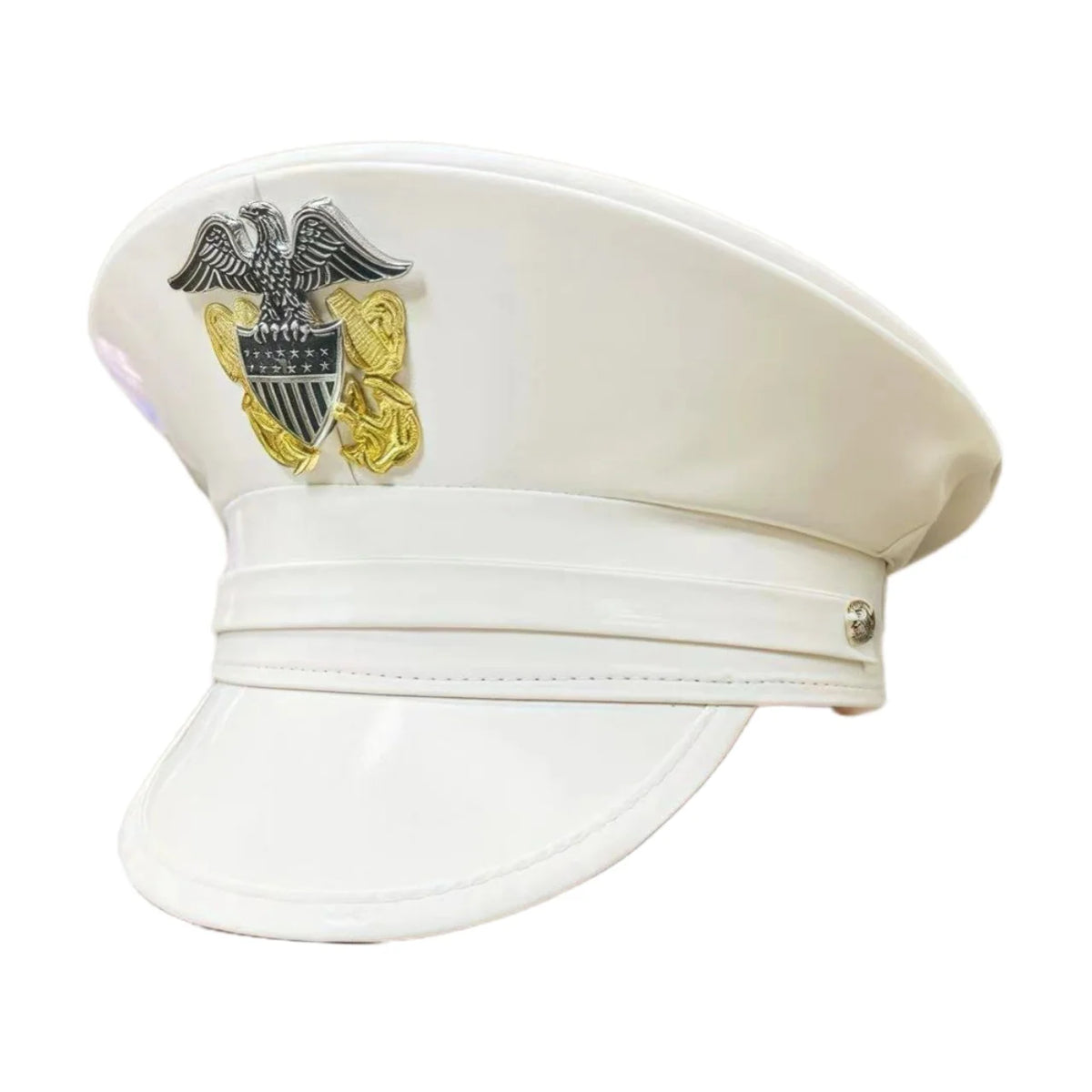 Steampunk Leather Gothic Captain Hat