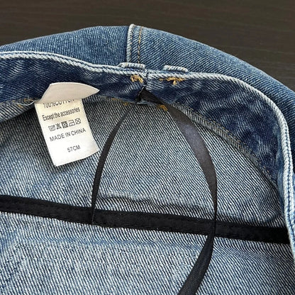 Harajuku Style Niche Design Retro Denim Berets