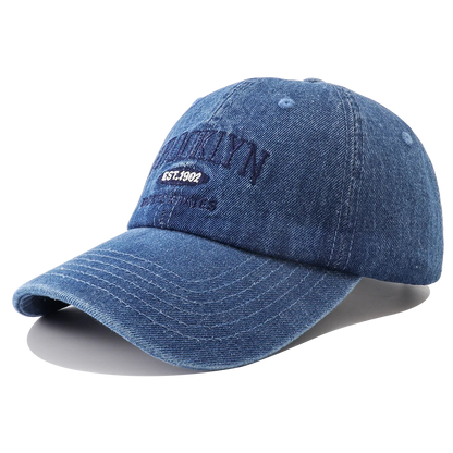 Fashion Brooklyn Embroidery Denim Snapback Baseball Caps