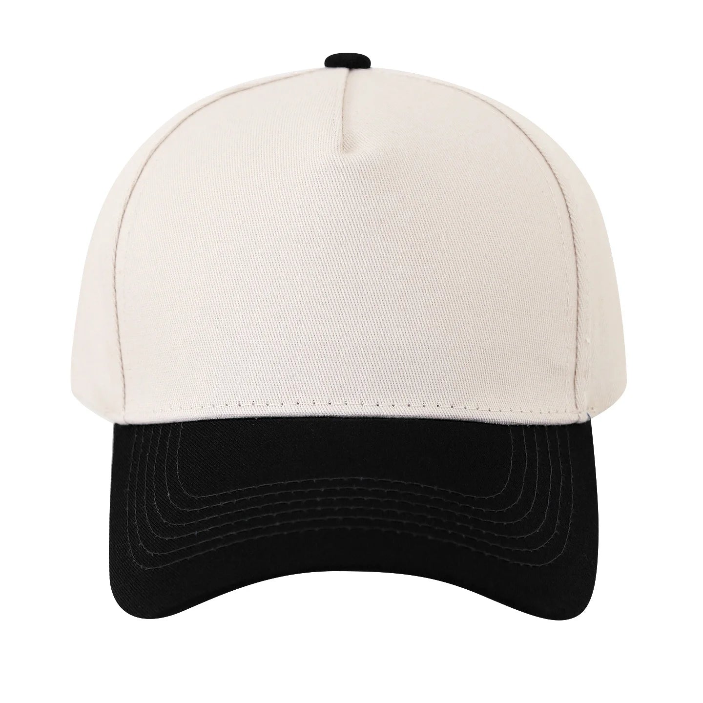 Retro Color Blocked Baseball Cap Outdoor Leisure Sports