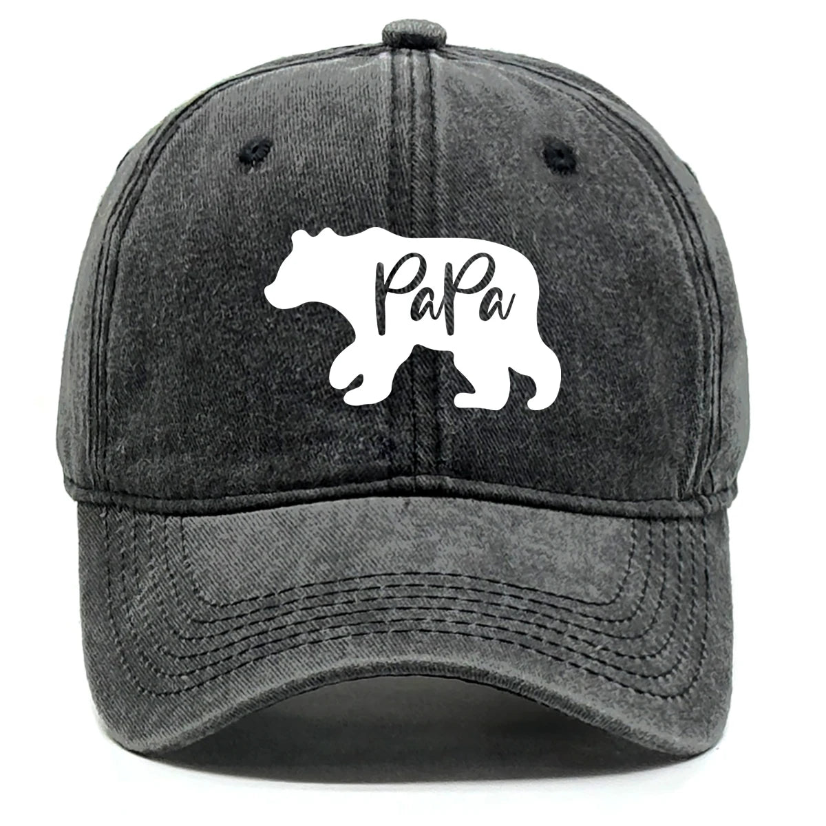 Baseball Cap Print PaPa Bear Dad Hat For Men Women