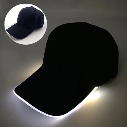 Adult Hat Led Optical Fibre Cap Hip Hot Hat Night Club Concert Masquerade
