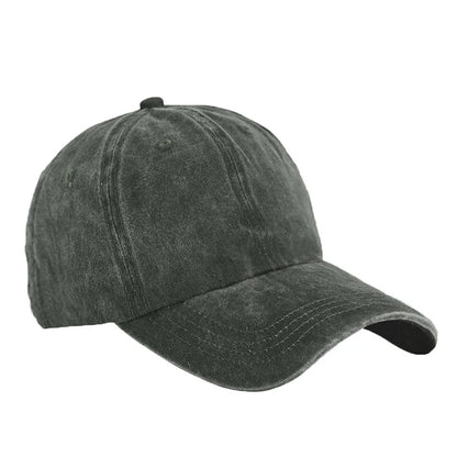2026 Vintage Washed Denim Baseball Cap 100% Cotton Dad Hat