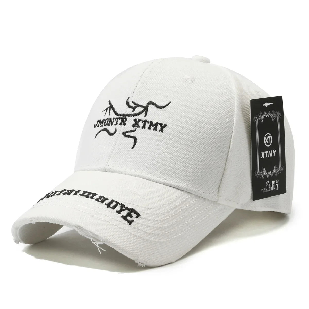 Korean Style Structured Baseball Cap Hard Crown Unisex Summer