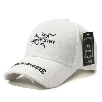 Korean Style Structured Baseball Cap Hard Crown Unisex Summer
