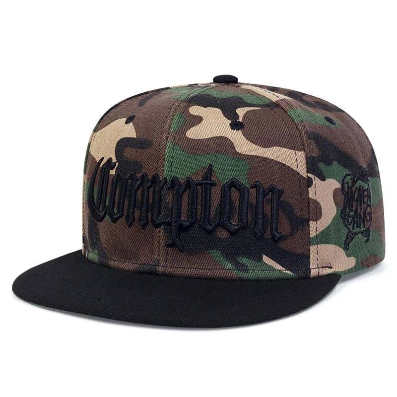 Fashion Baseball Hat Compton Embroidery Street Hip Hop