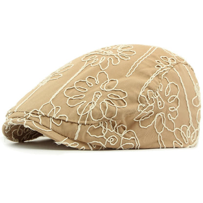 Men Women Flower Artist Painter Beret Hat