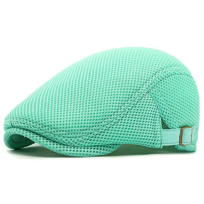 Spring And Summer Polyester Print Newsboy Caps