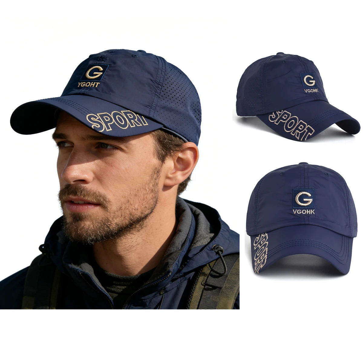 Summer Hat Quick-Drying Cap Fashion Spring Baseball Cap