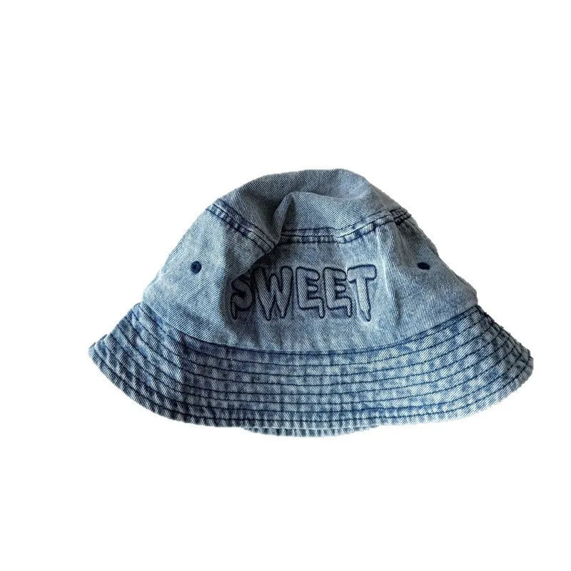 2026 Spring New Children Denim Fisherman Hat