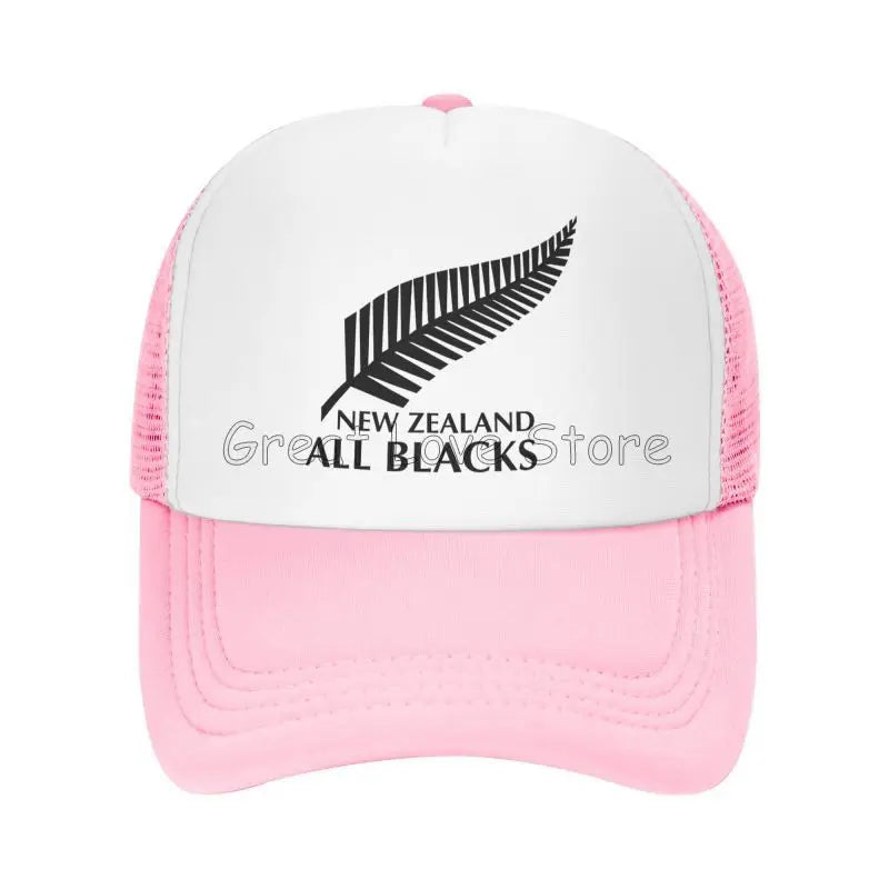 New Zealand All Blacks Baseball Caps Hip Hop Mesh Hat Outdoor Summer Travel Sun Hats Adjustable Snapback Cap