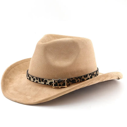 New Fedora Hats Suede Cap Western Cowboy Gift Hat