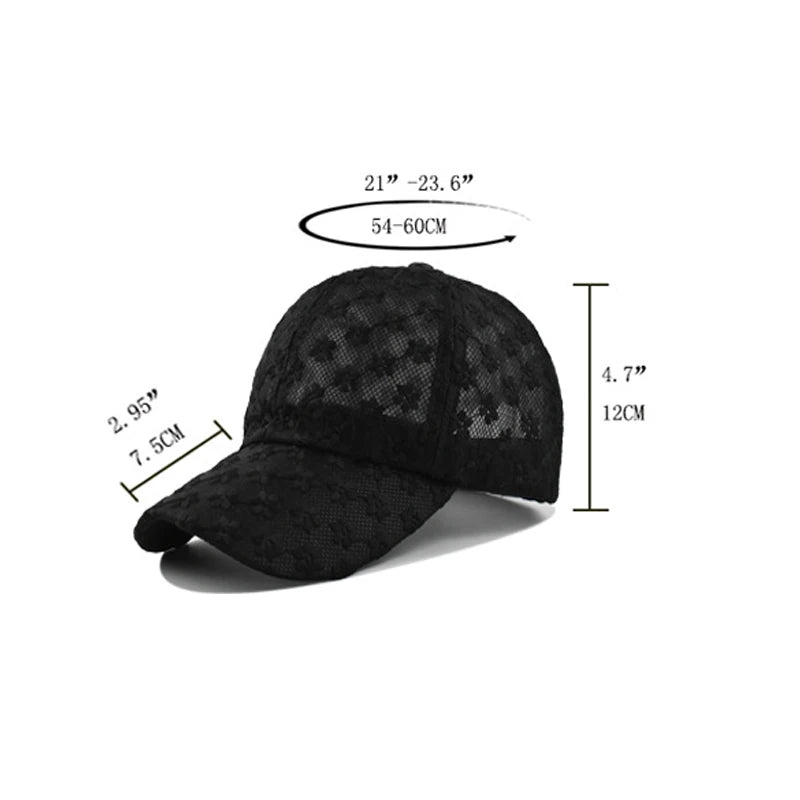 Summer Women Lace Hat Baseball Cap