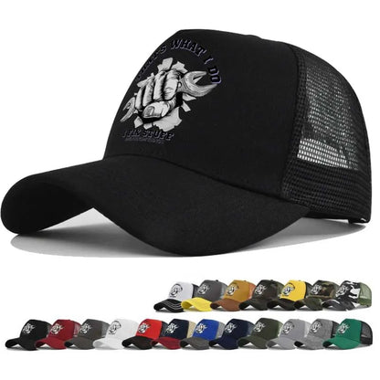 Spring Summer Printed Mesh Breathable Baseball Cap