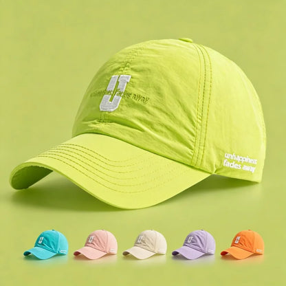Baseball Cap Curved Brim Mesh Waterproof Embroidery Letter Hat