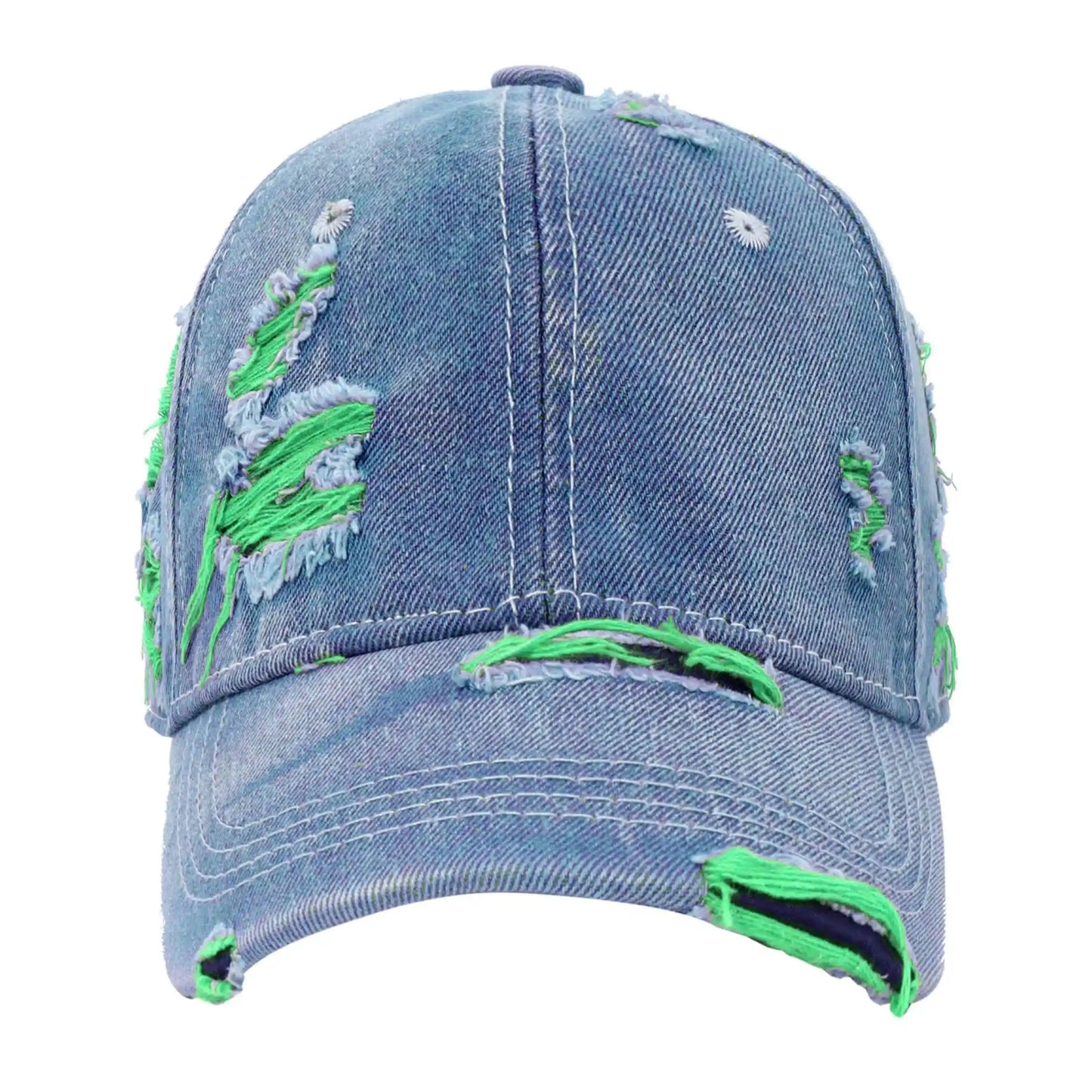 Retro Color Denim Baseball Cap