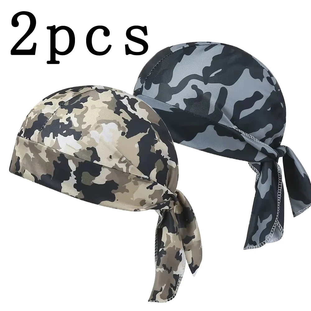Camouflage Headband Bandana Handkerchief Head Man Pirate Hat