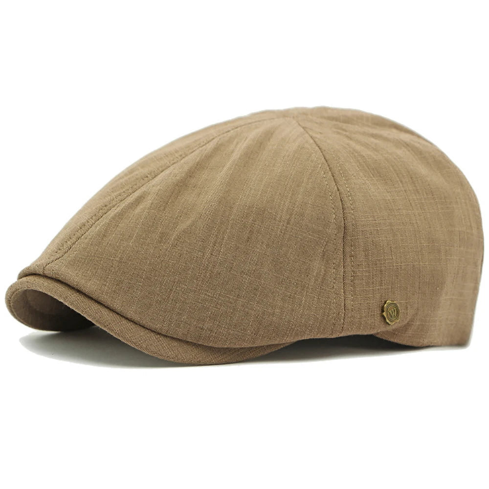 Beret Cap Spring Summer Octagonal Cap For Men Women 6 Panels Artist Painter Beret Hat