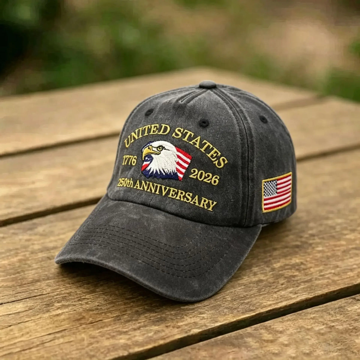 Outdoor Sports Baseball Cap Embroidery American Eagle Head 250th Anniversary Cap Shade Cap