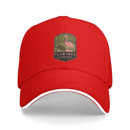 Everglades National Park Flamingo Summer Baseball Caps Women  Adult Male