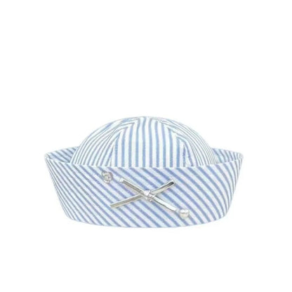 Fashionable Stripe Bow Sailor Hat